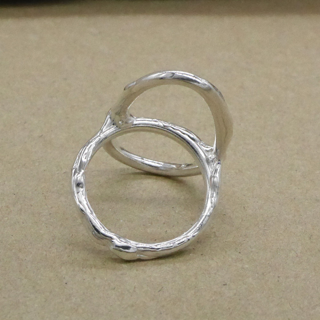 シルバーリング　大きい