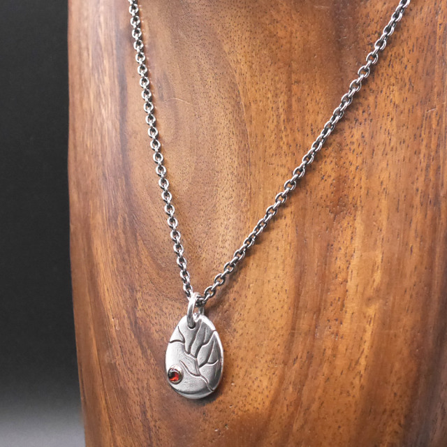 シルバー×天然石ペンダントトップ