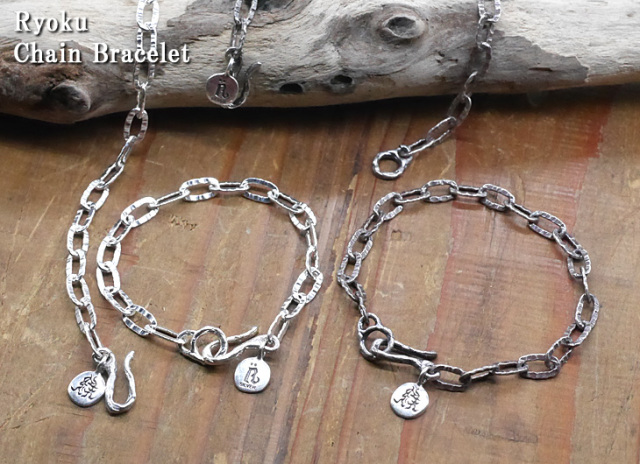 シルバー　ブレスレット　りょくオリジナル