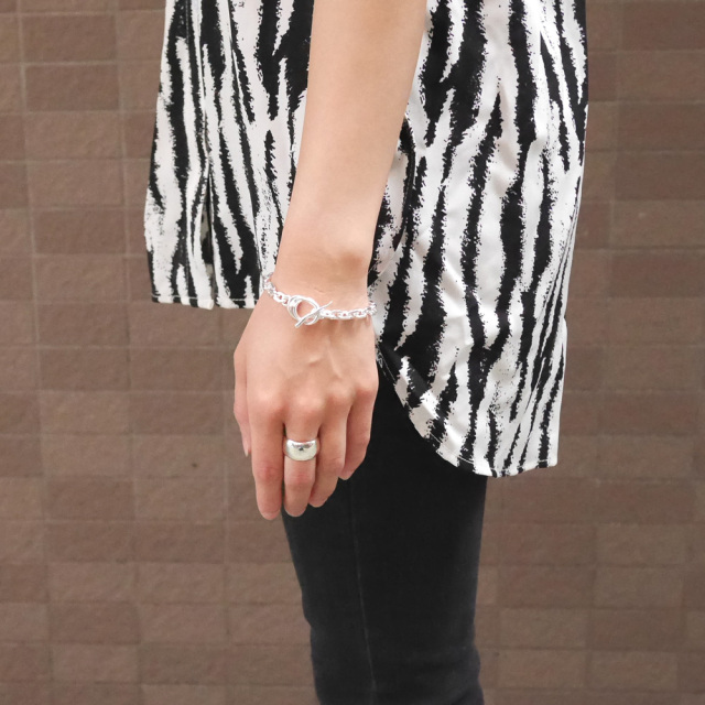 シルバー　ブレスレット　りょくオリジナル