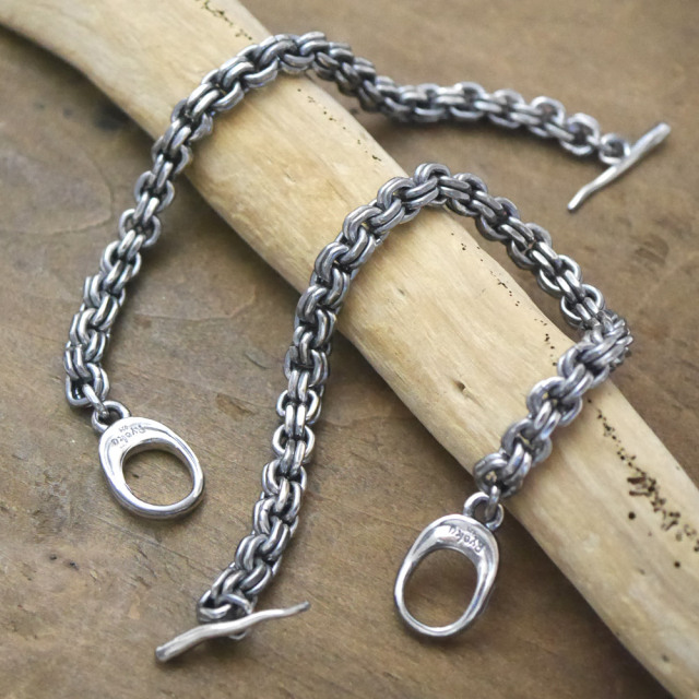 シルバー　ブレスレット　りょくオリジナル