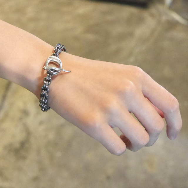 シルバー　ブレスレット　りょくオリジナル