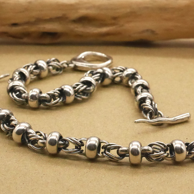シルバーブレスレット　りょく　ryoku