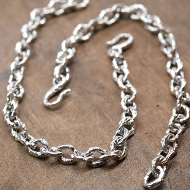 シルバーブレスレット silver chain bracelet