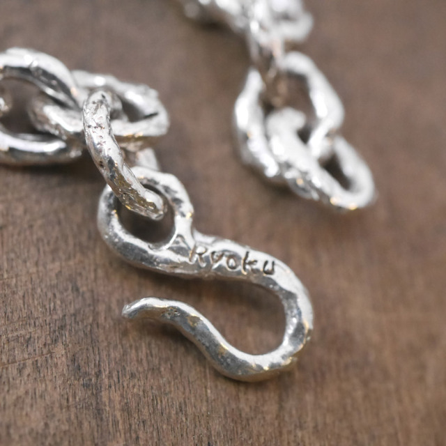 シルバーブレスレット silver chain bracelet