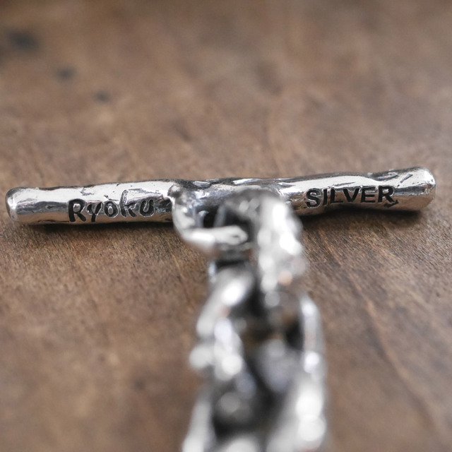 RYOKU  シルバーブレスレット 【いぶし仕上げ】 silver chain bracelet