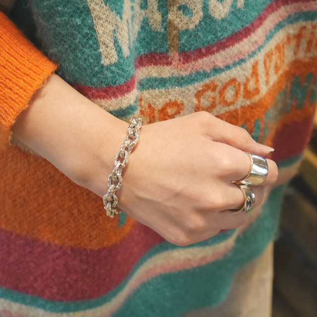 RYOKU  シルバーブレスレット  silver chain bracelet