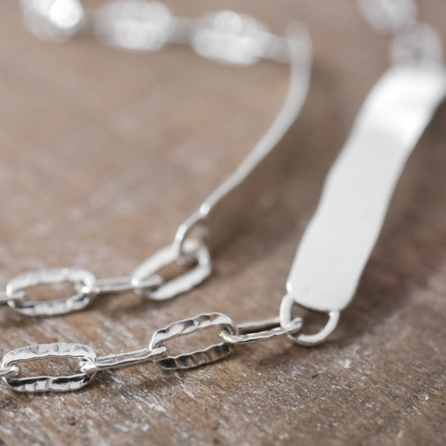 シルバーIDブレスレット  silver ID bracelet