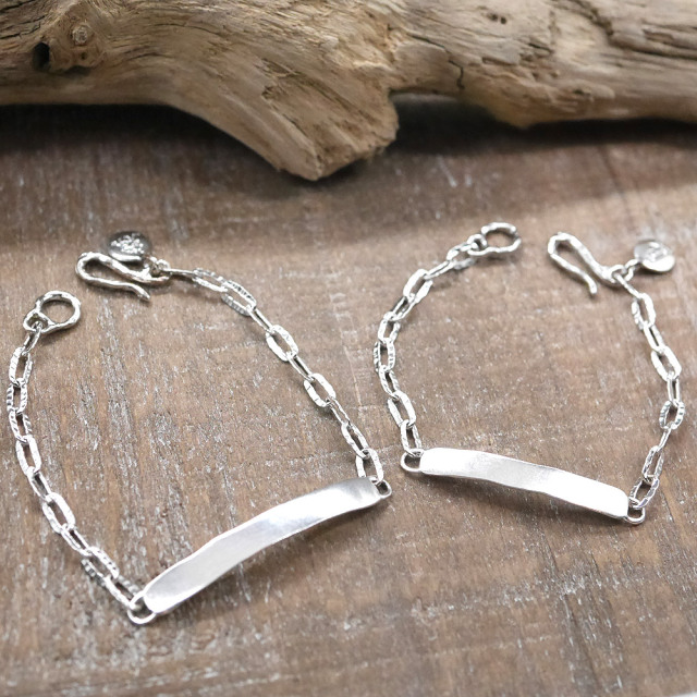 シルバーIDブレスレット  silver ID bracelet