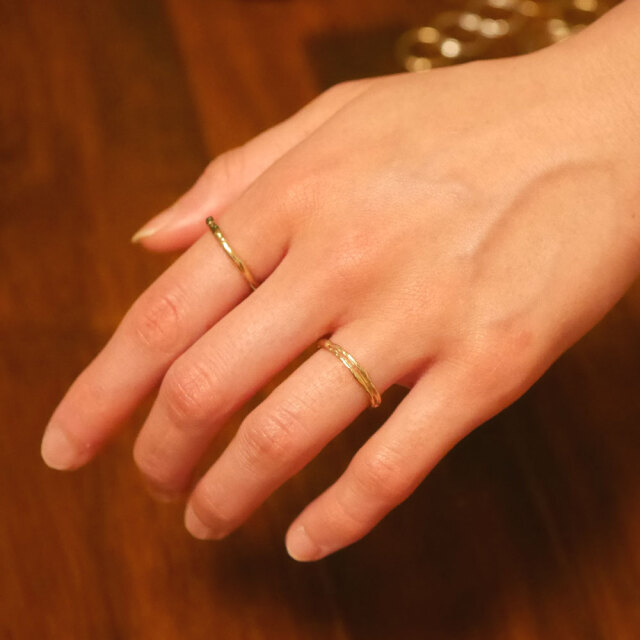 K10イエローゴールド　リング