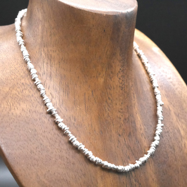 RYOKU シルバービーズネックレス silver beads necklace
