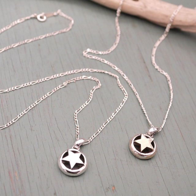 桜モチーフ　シルバーペンダント