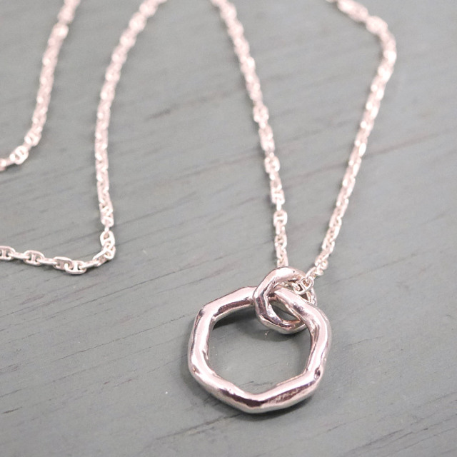 hexagon silver pendant top