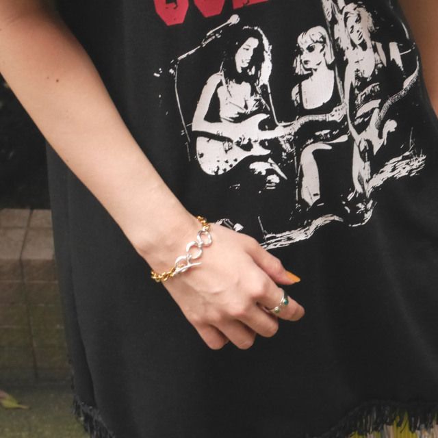 RYOKU -wake ワケ- シルバー×真鍮ブレスレット