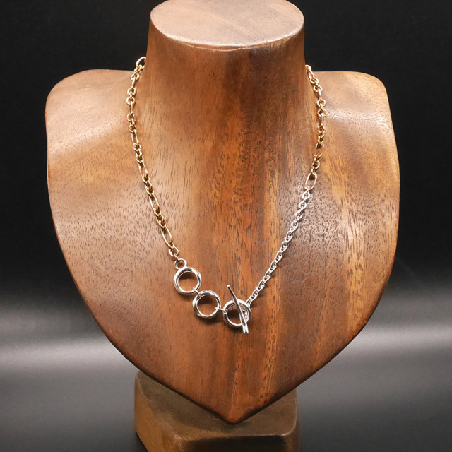 RYOKU -wake ワケ- シルバー×真鍮ネックレス