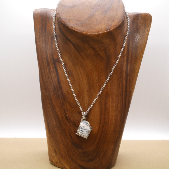 デンドライト×シルバー 　ペンダントトップ　1点モノ