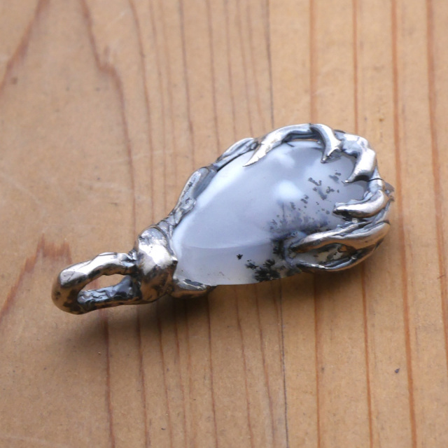 デンドライト×シルバー 　ペンダントトップ　1点モノ