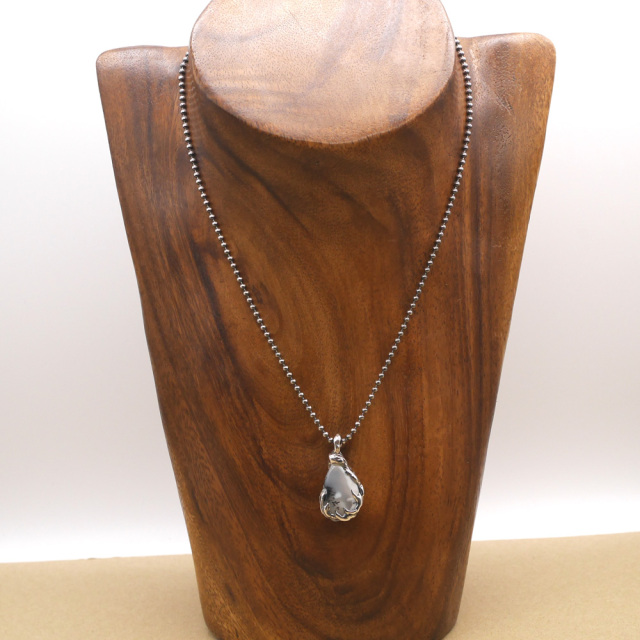 デンドライト×シルバー 　ペンダントトップ　1点モノ