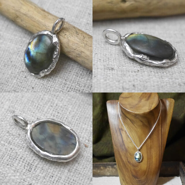 ラブラドライト　ペンダントトップ