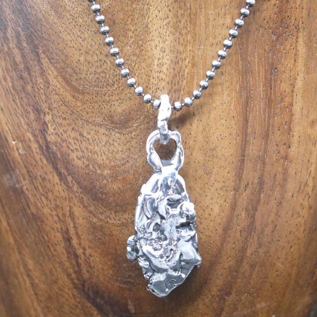 RYOKU ラブラドライト×シルバー　天然石ペンダントトップ　1点モノ