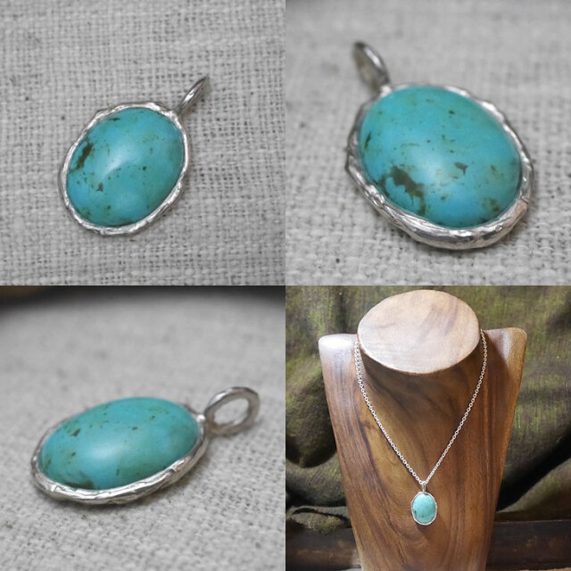 ターコイズ　ペンダントトップ