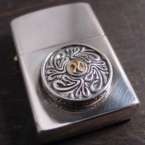 k-smith唐草シルバーオイルライター