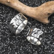 ナツコ トヨフク シルバーリング ナツコ トヨフク シルバーリング Rings handmade in bronze and