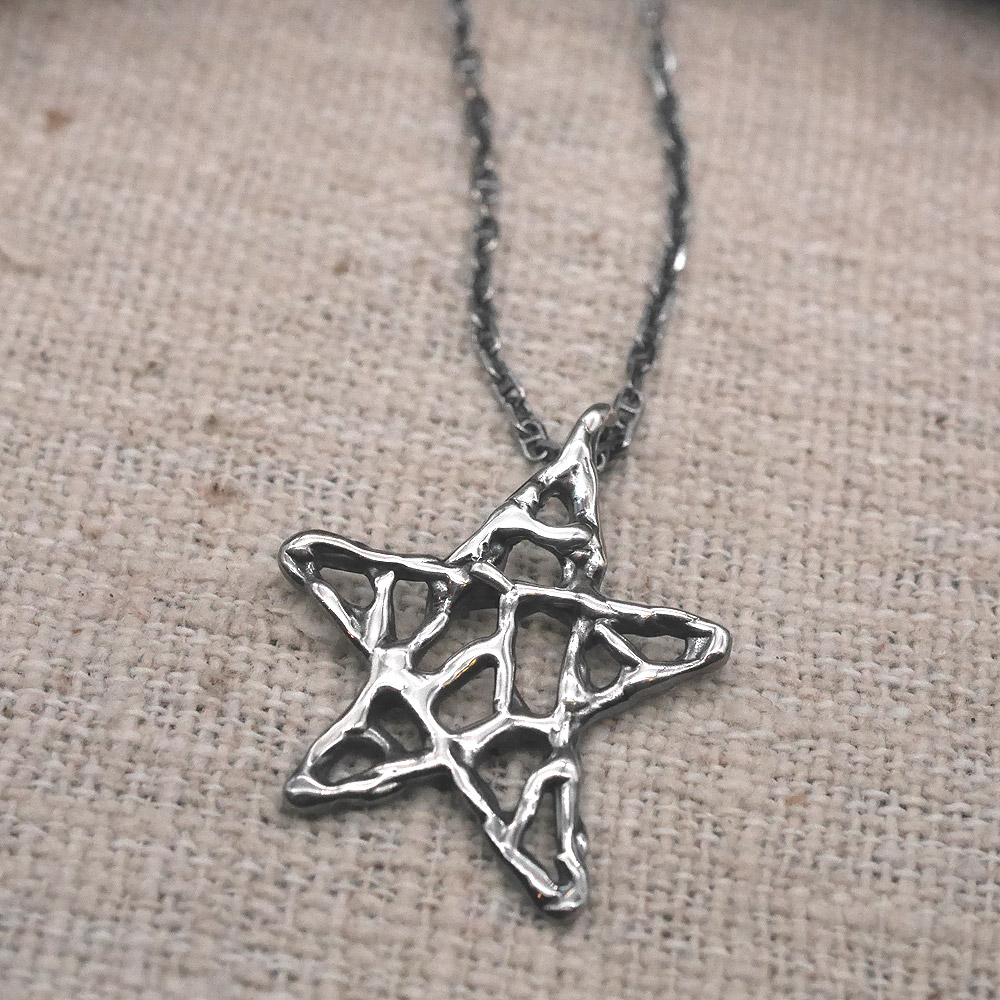 星モチーフ　シルバーペンダント　トップ