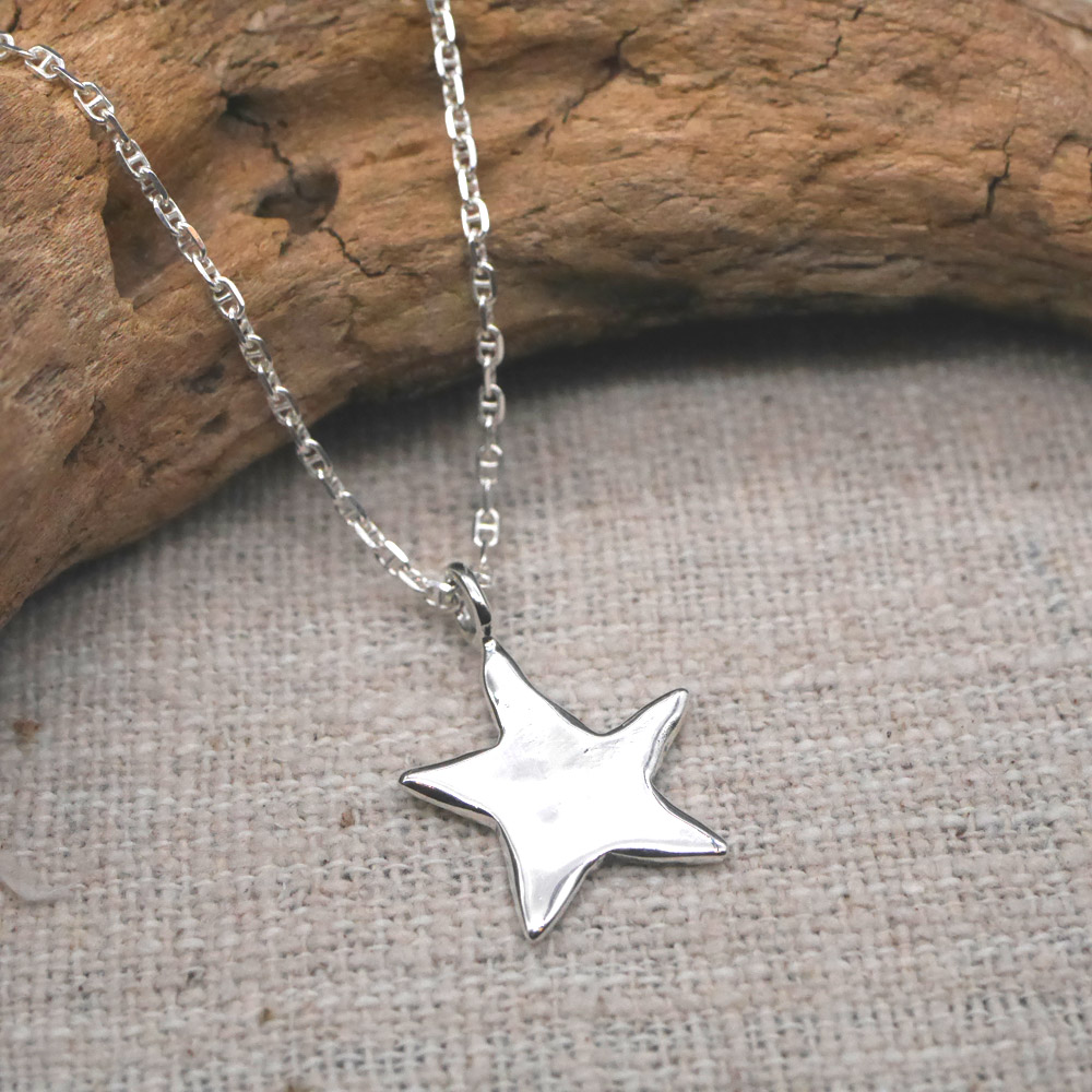 星モチーフ　シルバーペンダント　トップ