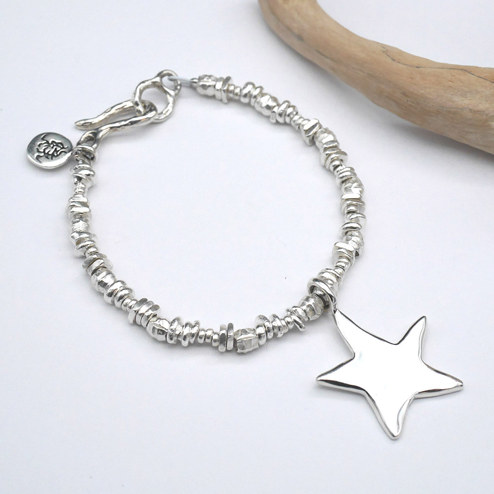 シルバービーズ（無垢）ブレスレット　９２５ RYOKU シルバービーズブレスレット silver beads bracelet