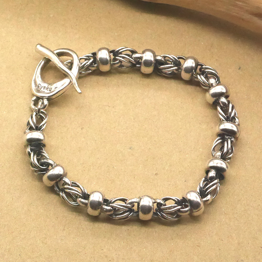 シルバーブレスレット　りょく　ryoku