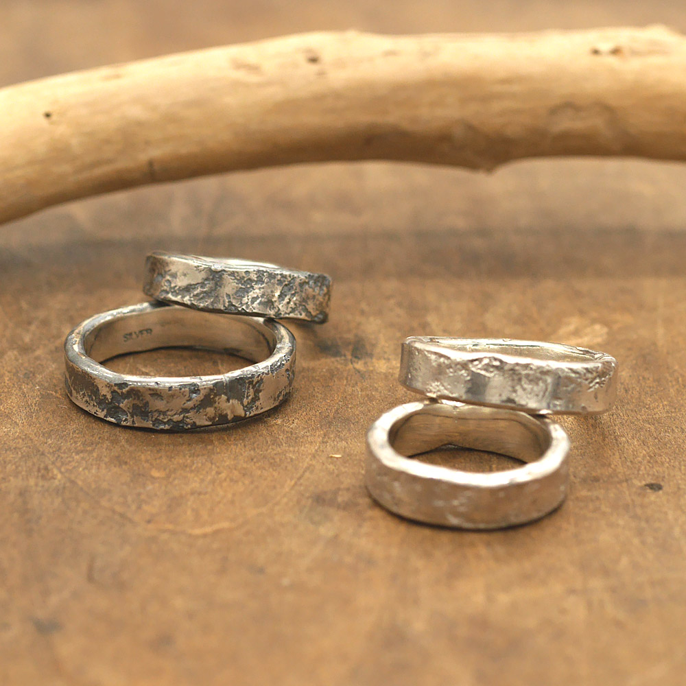 山珊瑚 ハンドメイド シルバーリング （珊瑚 - 指輪・リングの人気通販  