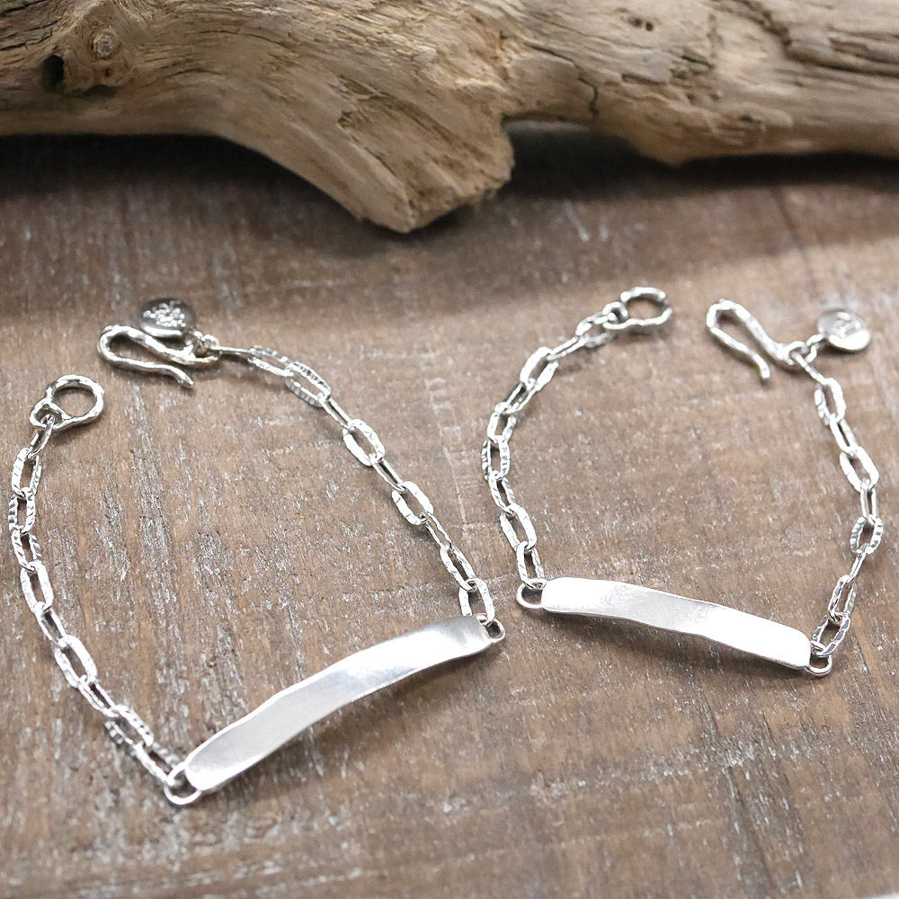 シルバーIDブレスレット  silver ID bracelet