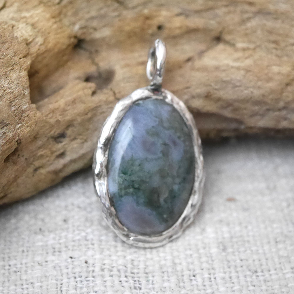 モスアゲート　ペンダントトップ