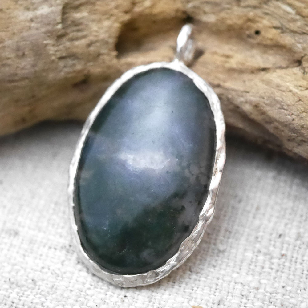 モスアゲート　ペンダントトップ