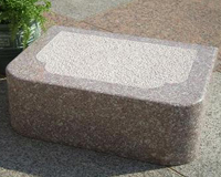 縁台（えんだい）足踏み台 沓脱石　お年寄りの転倒防止に！御影石　磨き 設置簡単、置くだけ