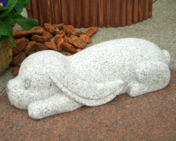 車止め・カーストッパー★うさぎタイプ★送料無料・車輪止め・ガレージブロック）★ペット★