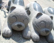 【送料込】かわいい猫デザイン（幅４５ＣＭタイプ）★狭め駐車場に最適★接着剤不要・工事不要★