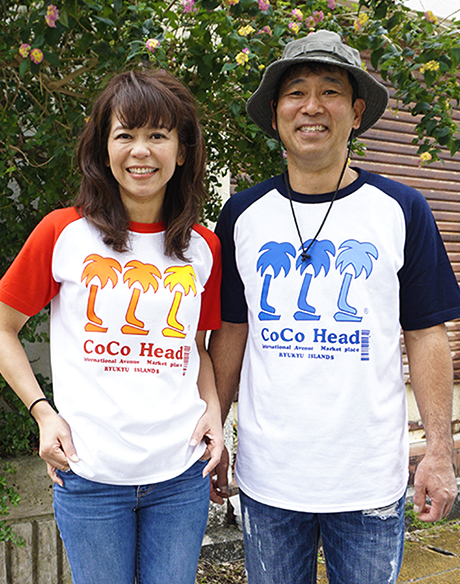 CoCo Head ラグラン半袖Tシャツ