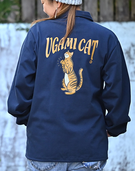 コットンコーチジャケットUGAMI CAT