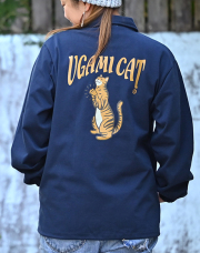 コットンコーチジャケットUGAMI CAT