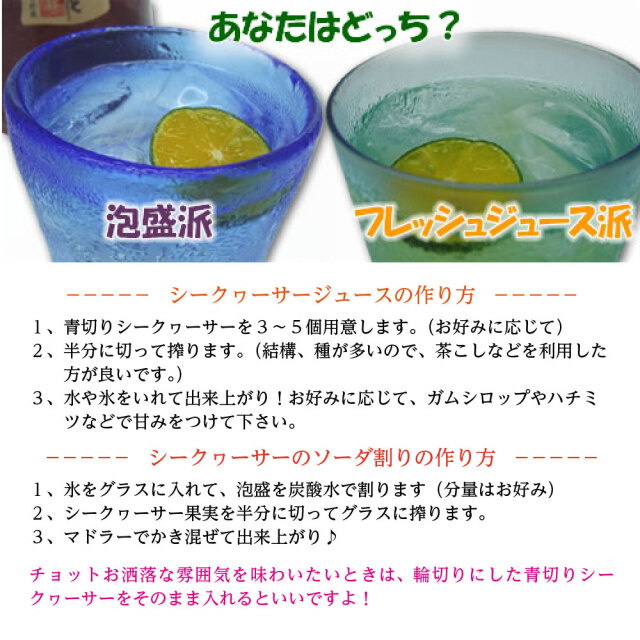 沖縄県産 青切り シークヮーサー果実 約3kg（約120個～150個前後）