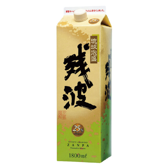 残波 （白） 25度 紙パック 1800ml