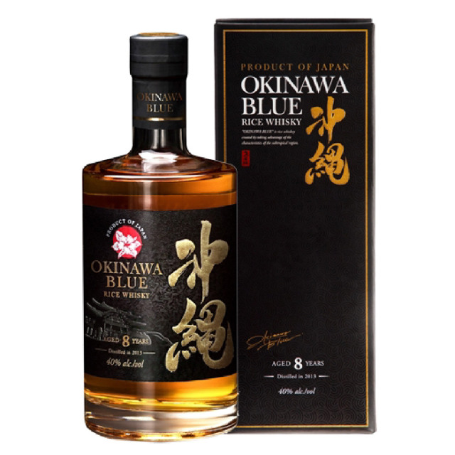 【送料無料】沖縄BLUE 8年 40度 700ml 久米仙酒造