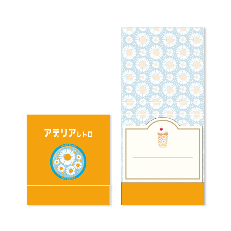 ADMF-02：アデリアレトロ マッチ付箋 花ざかり〔OZ〕(4510180441112)