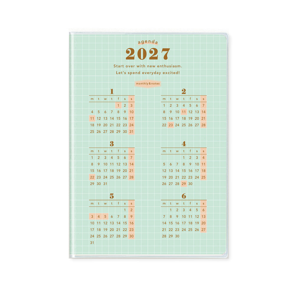 2027年度9月始まりスケジュール帳・手帳