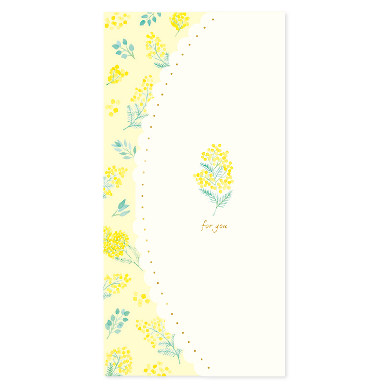 LPB-15：多目的金封　ミモザ〔OZ〕【在庫限り】