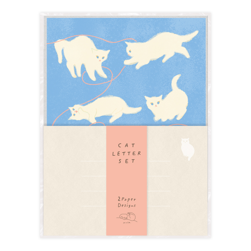 MULS-03：mula レターセット ポルカキャット〔OZ〕(4510180326068）