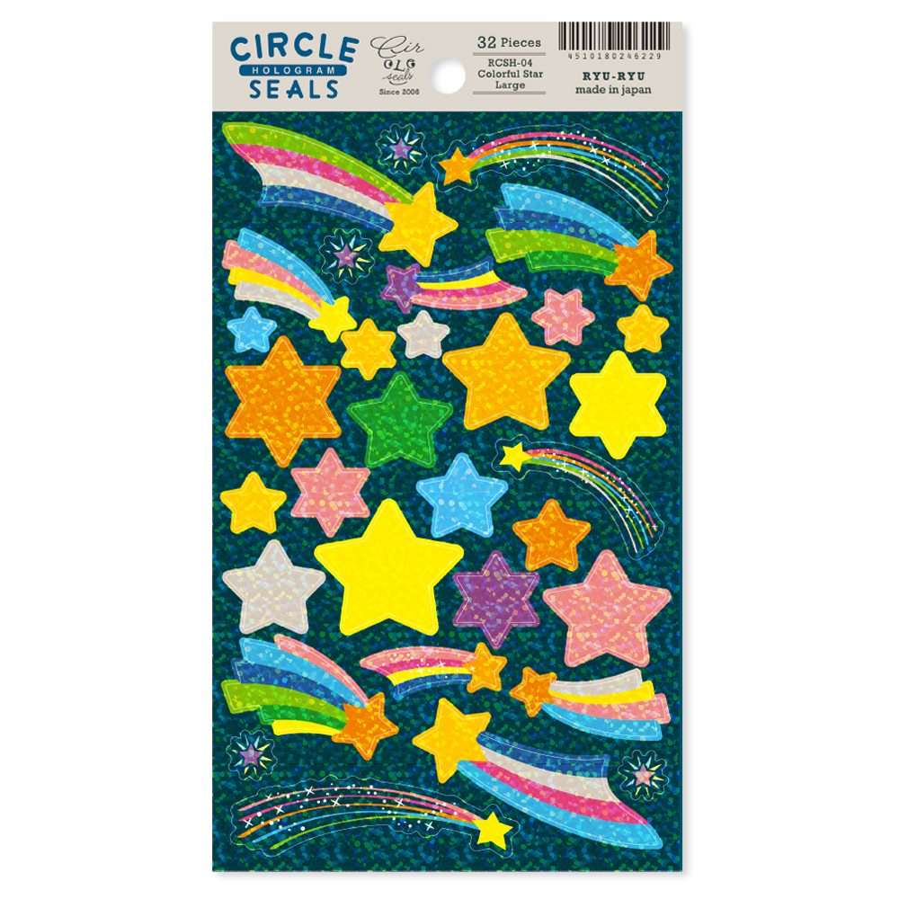 ホログラムサークルシール