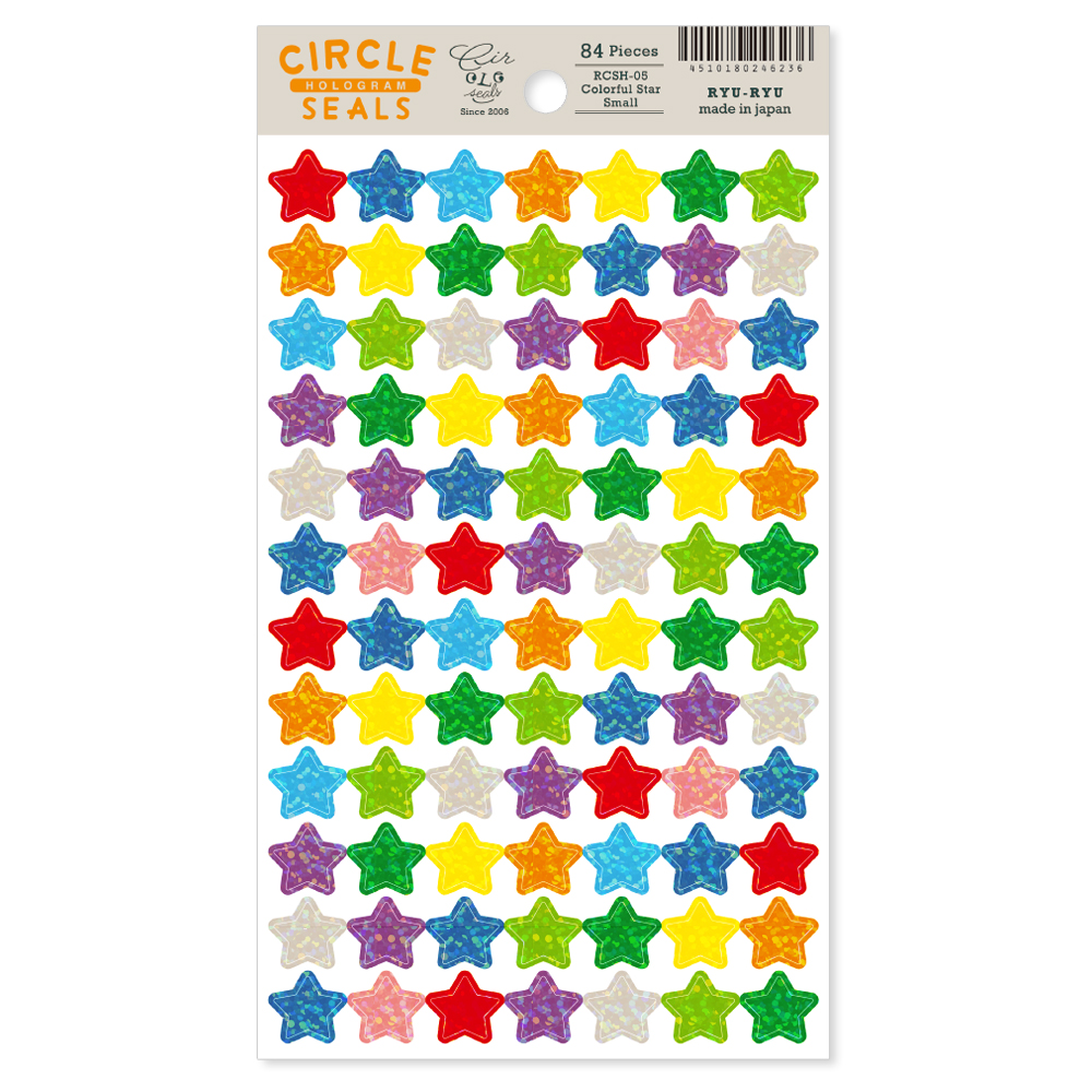 ホログラムサークルシール